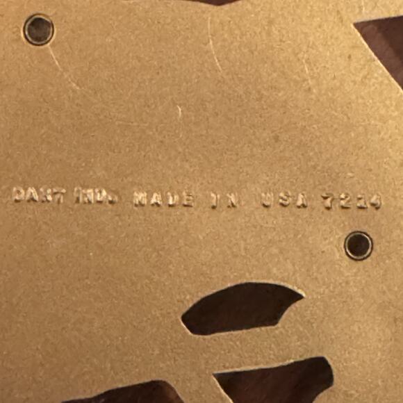 VTG Dart Homco Wall Plaques '71 Gold Lattice Hollywood Regency Plastic Decor USA - Picture 13 of 16